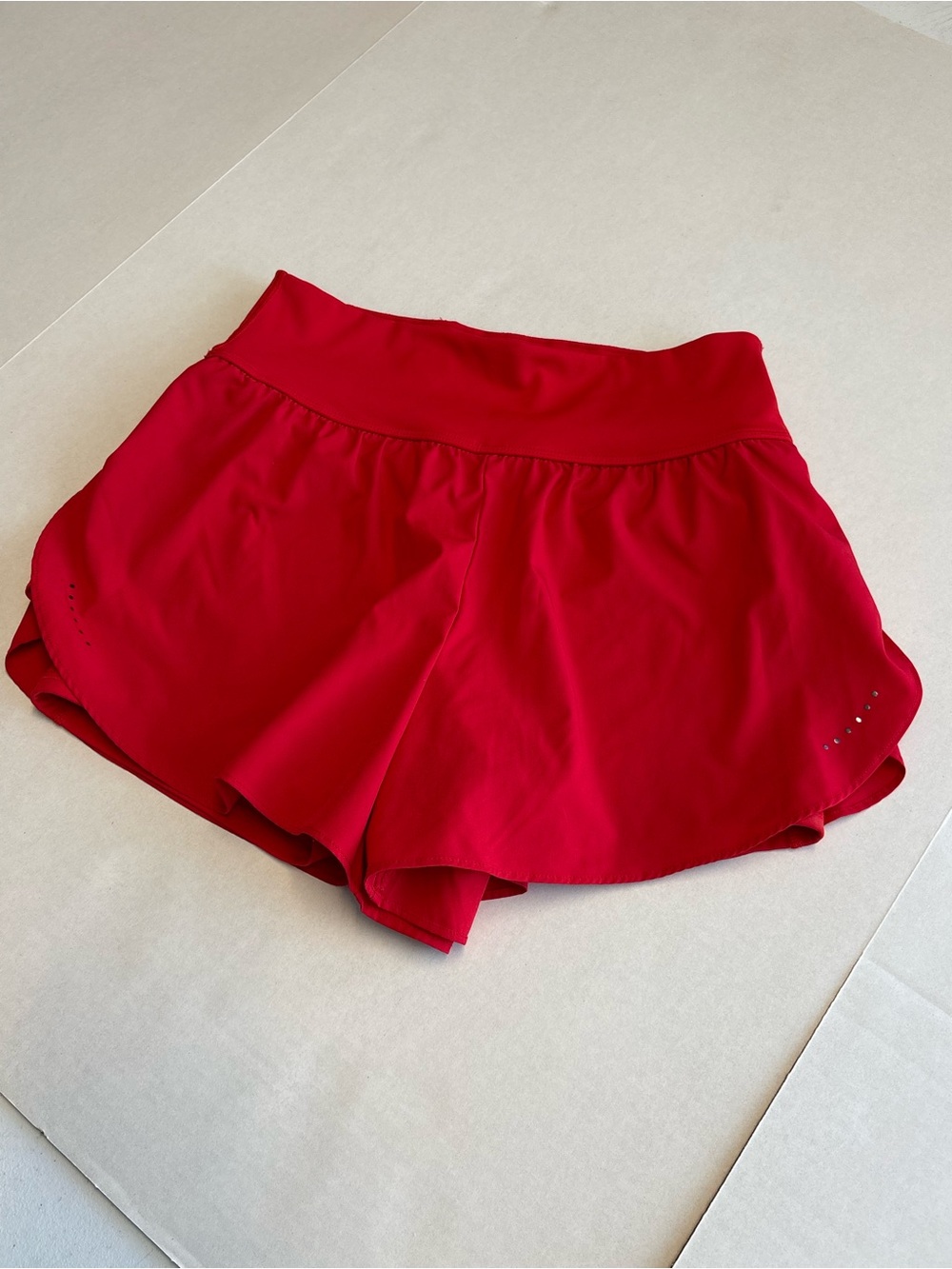 Halara Small Red Flowy Running Skort Shorts High Waist Athletic Tennis